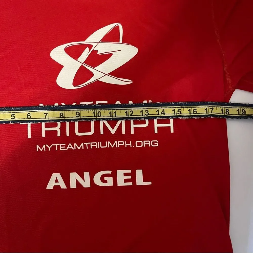 Brooks Red MyTeam Triumph “Angel” Running Shirt – Men’s Medium
